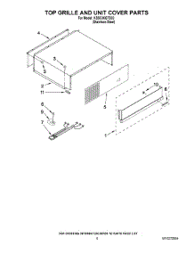 06 - Top Grille And Unit Cover Parts parts for Kitchenaid Refrigerator KSSC36QTS03 from AppliancePartsPros.com