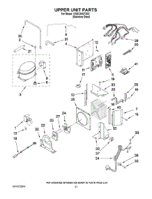 13 - Upper Unit Parts parts for Kitchenaid Refrigerator KSSC36QTS03 from AppliancePartsPros.com
