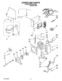 13 - Upper Unit Parts parts for Kitchenaid Refrigerator KSSC36QTS02 from AppliancePartsPros.com