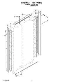 02 - Cabinet Trim Parts parts for Kitchenaid Refrigerator KSSC42FTS02 from AppliancePartsPros.com