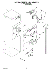 04 - Refrigerator Liner Parts parts for Kitchenaid Refrigerator KSSC42FTS02 from AppliancePartsPros.com