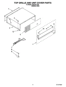 06 - Top Grille And Unit Cover Parts parts for Kitchenaid Refrigerator KSSC42FTS02 from AppliancePartsPros.com