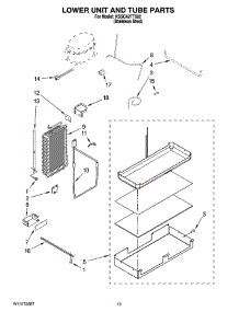 12 - Lower Unit And Tube Parts parts for Kitchenaid Refrigerator KSSC42FTS02 from AppliancePartsPros.com