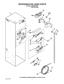 04 - Refrigerator Liner Parts parts for Kitchenaid Refrigerator KSSC42QVS02 from AppliancePartsPros.com