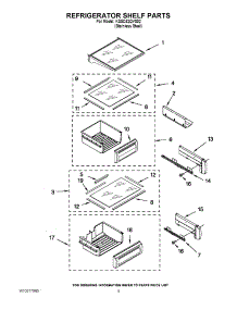 07 - Refrigerator Shelf Parts parts for Kitchenaid Refrigerator KSSC42QVS02 from AppliancePartsPros.com