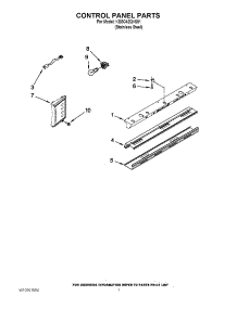 05 - Control Panel Parts parts for Kitchenaid Refrigerator KSSC42QVS01 from AppliancePartsPros.com
