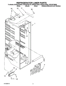 02 - Refrigerator Liner Parts parts for Kitchenaid Refrigerator KSRV22FVWH02 from AppliancePartsPros.com