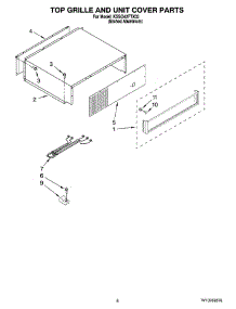 06 - Top Grille And Unit Cover Parts parts for Kitchenaid Refrigerator KSSO42FTX03 from AppliancePartsPros.com