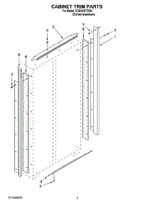 02 - Cabinet Trim Parts parts for Kitchenaid Refrigerator KSSS42FTX03 from AppliancePartsPros.com