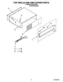 06 - Top Grille And Unit Cover Parts parts for Kitchenaid Refrigerator KSSS42FTX03 from AppliancePartsPros.com