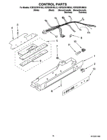 10 - Control Parts parts for Kitchenaid Refrigerator KSRS25RVWH03 from AppliancePartsPros.com