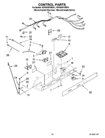 10 - Control Parts parts for Kitchenaid Refrigerator KSRG25FVMT01 from AppliancePartsPros.com