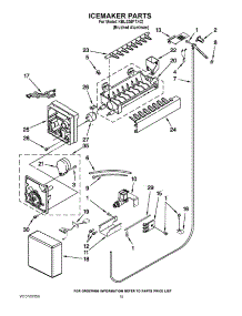 11 - Icemaker Parts parts for Kitchenaid Refrigerator KBLS36FTX02 from AppliancePartsPros.com