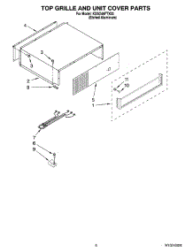 06 - Top Grille And Unit Cover Parts parts for Kitchenaid Refrigerator KSSO48FTX03 from AppliancePartsPros.com