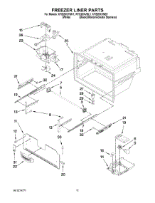 06 - Freezer Liner Parts parts for Kitchenaid Refrigerator KFIS20XVWH1 from AppliancePartsPros.com