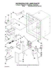 02 - Refrigerator Liner Parts parts for Kitchenaid Refrigerator KFIS20XVMS1 from AppliancePartsPros.com