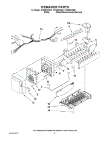 05 - Icemaker Parts parts for Kitchenaid Refrigerator KFIS20XVMS1 from AppliancePartsPros.com