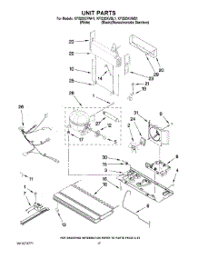 10 - Unit Parts parts for Kitchenaid Refrigerator KFIS20XVMS1 from AppliancePartsPros.com