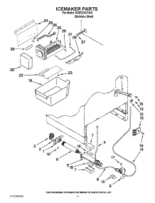 06 - Icemaker Parts parts for Kitchenaid Ingredient Center KDDC24CVS00 from AppliancePartsPros.com