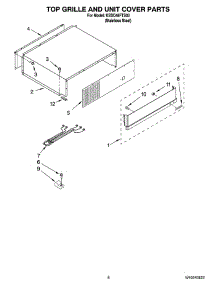06 - Top Grille And Unit Cover Parts parts for Kitchenaid Refrigerator KSSC48FTS03 from AppliancePartsPros.com