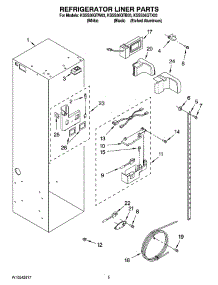 04 - Refrigerator Liner Parts parts for Kitchenaid Refrigerator KSSS36QTB03 from AppliancePartsPros.com
