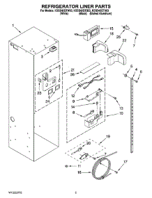 04 - Refrigerator Liner Parts parts for Kitchenaid Refrigerator KSSS42QTB03 from AppliancePartsPros.com