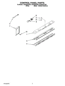 05 - Control Panel Parts parts for Kitchenaid Refrigerator KSSS42QTW03 from AppliancePartsPros.com