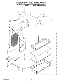 14 - Lower Unit And Tube Parts parts for Kitchenaid Refrigerator KSSS42QTW03 from AppliancePartsPros.com