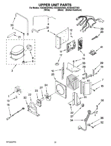 13 - Upper Unit Parts parts for Kitchenaid Refrigerator KSSS42QTX03 from AppliancePartsPros.com