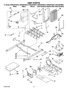 11 - Unit Parts parts for Kitchenaid Refrigerator KSRK25FVMK02 from AppliancePartsPros.com