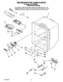 02 - Refrigerator Liner Parts parts for Kitchenaid Refrigerator KBLS20EVMS00 from AppliancePartsPros.com