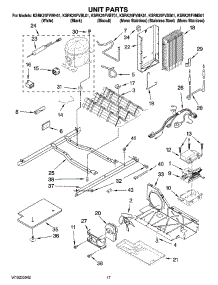11 - Unit Parts parts for Kitchenaid Refrigerator KSRK25FVMS01 from AppliancePartsPros.com