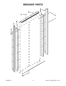 02 - Breaker Parts parts for Kitchenaid Refrigerator KSSC48QTS03 from AppliancePartsPros.com