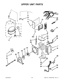 13 - Upper Unit Parts parts for Kitchenaid Refrigerator KSSC48QTS03 from AppliancePartsPros.com