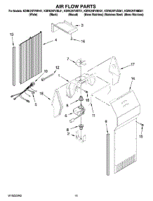 09 - Air Flow Parts parts for Kitchenaid Refrigerator KSRK25FVSS01 from AppliancePartsPros.com