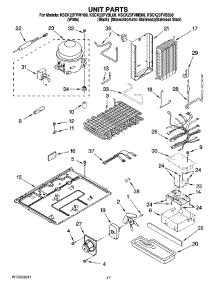 11 - Unit Parts parts for Kitchenaid Refrigerator KSCK23FVBL00 from AppliancePartsPros.com