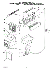 12 - Icemaker Parts, Optional Parts (Not Included) parts for Kitchenaid Refrigerator KSCK23FVMS00 from AppliancePartsPros.com