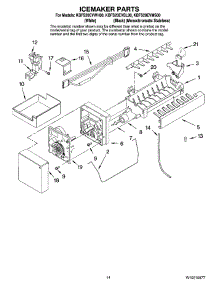 08 - Icemaker Parts, Optional Parts (Not Included) parts for Kitchenaid Refrigerator KBFS20EVWH00 from AppliancePartsPros.com