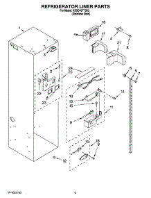 04 - Refrigerator Liner Parts parts for Kitchenaid Refrigerator KSSC42FTS03 from AppliancePartsPros.com
