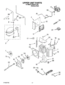 11 - Upper Unit Parts parts for Kitchenaid Refrigerator KSSC42FTS03 from AppliancePartsPros.com