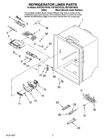 03 - Refrigerator Liner Parts parts for Kitchenaid Refrigerator KBFS20EVBL00 from AppliancePartsPros.com