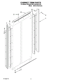 02 - Cabinet Trim Parts parts for Kitchenaid Refrigerator KSSO42QTB03 from AppliancePartsPros.com