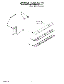05 - Control Panel Parts parts for Kitchenaid Refrigerator KSSO42QTB03 from AppliancePartsPros.com