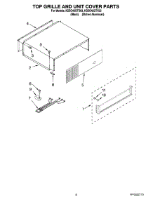 06 - Top Grille And Unit Cover Parts parts for Kitchenaid Refrigerator KSSO42QTB03 from AppliancePartsPros.com