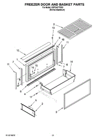 08 - Freezer Door And Basket Parts parts for Kitchenaid Refrigerator KBFO42FTX03 from AppliancePartsPros.com