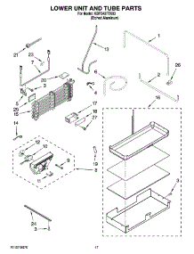 10 - Lower Unit And Tube Parts parts for Kitchenaid Refrigerator KBFO42FTX03 from AppliancePartsPros.com