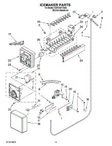 11 - Icemaker Parts parts for Kitchenaid Refrigerator KBFO42FTX03 from AppliancePartsPros.com