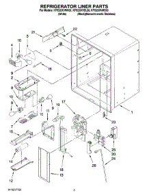 02 - Refrigerator Liner Parts parts for Kitchenaid Refrigerator KFIS25XVMS00 from AppliancePartsPros.com
