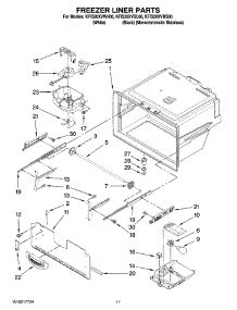 06 - Freezer Liner Parts parts for Kitchenaid Refrigerator KFIS20XVWH00 from AppliancePartsPros.com