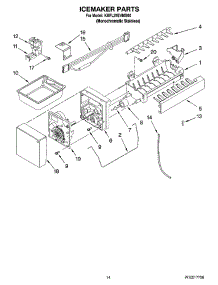 08 - Icemaker Parts, Optional Parts (Not Included) parts for Kitchenaid Refrigerator KBFL25EVMS00 from AppliancePartsPros.com